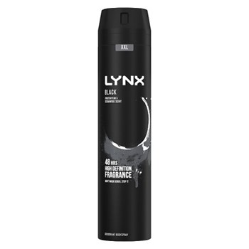 Lynx  Aerosol Bodyspray XXL Black 250 ml 