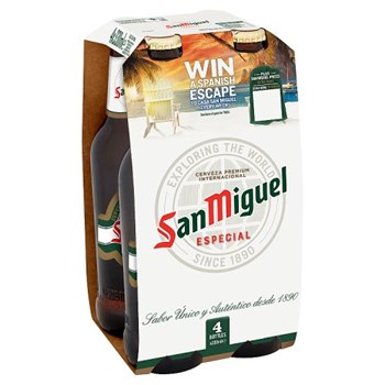 San Miguel Premium Lager Beer 4 x 330ml