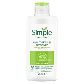 Simple  Eye Make-Up Remover Kind to Skin 125 ml 