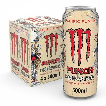 Monster Energy Drink Pacific Punch 4 x 500ml
