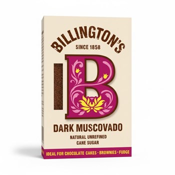 Billington's Dark Muscovado Natural Unrefined Cane Sugar 500g