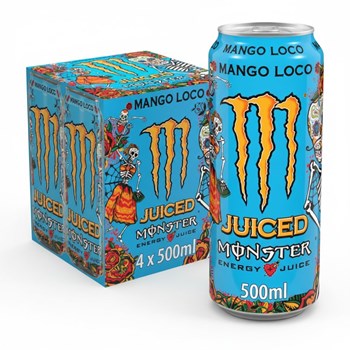 Monster Energy Drink Mango Loco 4 x 500ml