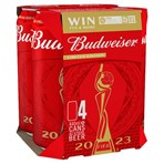 Budweiser Limited Edition Beer 4 x 440ml