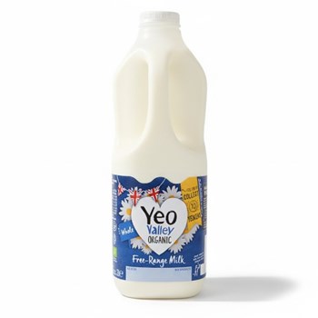 Yeo Valley Organic Whole Free-Range Milk 2L