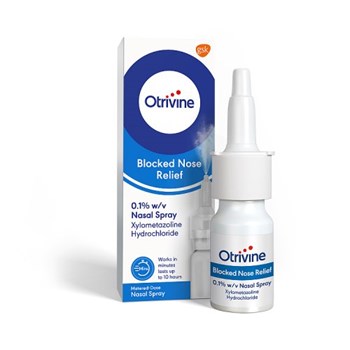 Otrivine Blocked Nose Relief Nasal Spray Adult Metered Dose 0.1%  10ml