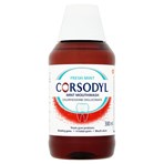 Corsodyl Antibacterial Mouthwash, Fresh Mint, 300 ml