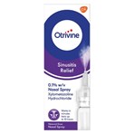 Otrivine Sinusitis Relief Nasal Spray Adult Measured Dose Congestion 10ml
