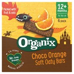 Organix Choco Orange Soft Oaty Bars 6 x 30g (180g)