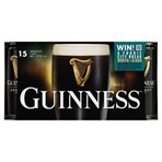 Guinness Draught Stout Beer, Perfectly Balanced, Ideal Beer Gift, 4,1% Vol, 15 x 440 ml