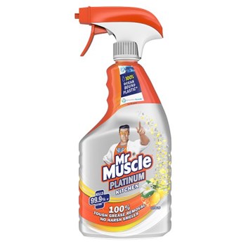 Mr Muscle Platinum Antibacterial Kitchen Cleaning Spray Citrus 750ml 
