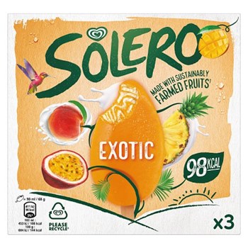 Solero  Ice Cream Exotic 3 x 90 ml 