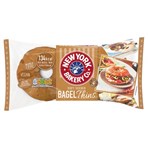 New York Bakery Co. 4 Sliced Soft Seeded Bagel Thins