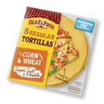 Old El Paso Regular Super Soft Corn & Wheat Tortillas x8 335g