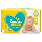Pampers New Baby Size 3, 42 Nappies, 6kg-10kg, Essential Pack