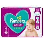 Pampers Active Fit Size 4, 37 Nappies, 9kg-14kg, Essential Pack