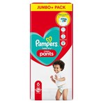 Pampers Baby-Dry Nappy Pants Size 6, 52 Nappies, 14kg-19kg, Jumbo+ Pack