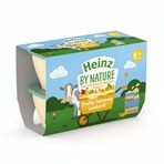 Heinz By Nature Fruity Banana Custard 6+ Months 4 x 100g 