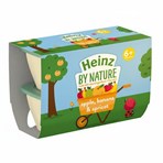 Heinz By Nature Apple, Banana & Apricot 6+ Months 4 x 100g