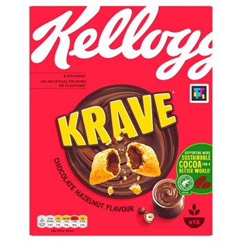 Kellogg's Krave Chocolate Hazelnut Flavour 410g