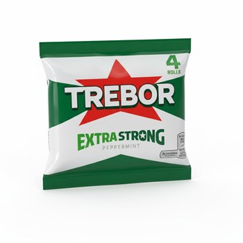 Trebor Extra Strong Peppermint Mints 4 Pack 165.2g