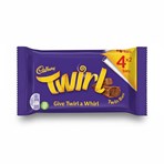 Cadbury Twirl Chocolate Bar 4 Pack 136g