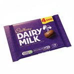 Cadbury Dairy Milk 4 Bars 134g