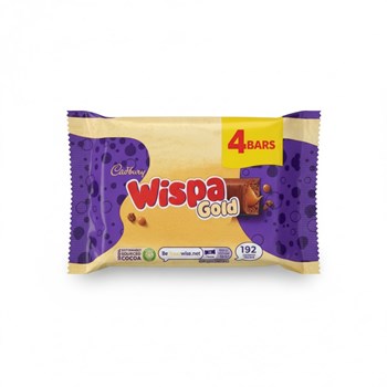 Cadbury Wispa Gold Chocolate Bar 4 Pack 153.2g