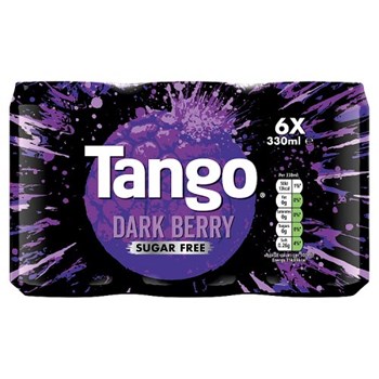  Tango Dark Berry Sugar Free Can 6 x 330ml