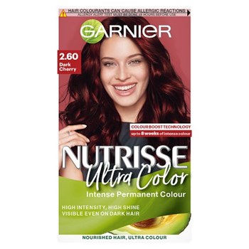 Garnier Nutrisse Ultra Color 2.6 Dark Cherry Red Permanent Hair Dye