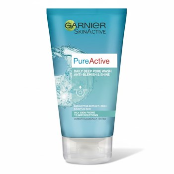 Garnier Pure Active Anti-Blackhead Deep Pore Face Wash Oily Skin 150ml