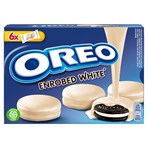 OREO Snowy Enrobed White Chocolate Coated Biscuits 6 pack 246g