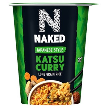 Naked Japanese Style Katsu Curry Long Grain Rice 78g