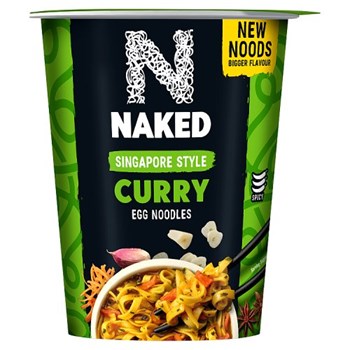 Naked Singapore Style Curry Egg Noodles 78g