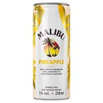 Malibu Pineapple Sparkling Pre-Mixed Drink 250ml