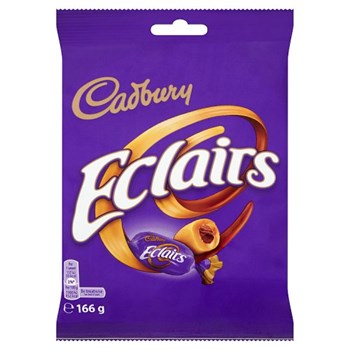 Cadbury Eclairs Classic Chocolate Bag 166g