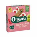 Organix Raspberry & Apple Organic Soft Oat Snack Bars Multipack 6x30g 