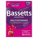 Bassetts Vitamins Multivitamins 7-11 Years 30 Gummies Raspberry Flavour