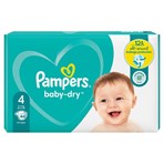Pampers Baby-Dry Size 4, 44 Nappies, 9kg-14kg, Essential Pack