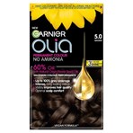 Garnier Olia Permanent No Ammonia Hair Dye Dark Brown 5.0