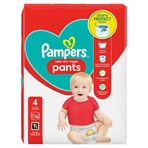 Pampers Baby-Dry Nappy Pants Size 4, 38 Nappies, 9kg-15kg, Essential Pack