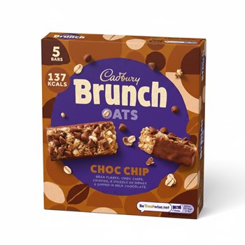 Cadbury Brunch Oats Choc Chip Bars 5 x 32g (160g)