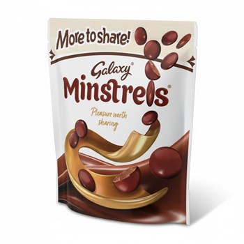 Galaxy Minstrels Milk Chocolate Buttons Sharing Pouch Bag 240g