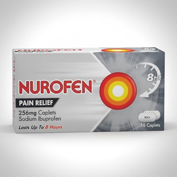 Nurofen Pain Relief 256mg Caplets 16 Caplets