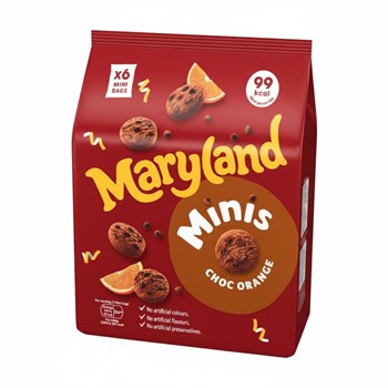 Maryland 6 Minis Choc Orange 118.8g