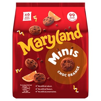 Maryland 6 Minis Choc Orange 118.8g