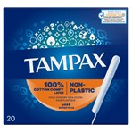 Tampax Super Plus Tampons With Cardboard Applicator 20 Count