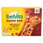 Belvita Baked Bar Dark Chocolate & Hazelnut 4 x 40g (160g)