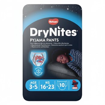 DryNites 10 Pyjama Pants Age 3-5 16-23kg