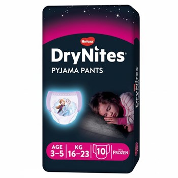 DryNites 10 Pyjama Pants Age 3-5 16-23kg