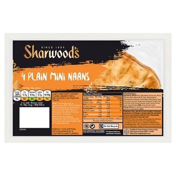 Sharwood's 4 Plain Mini Naans